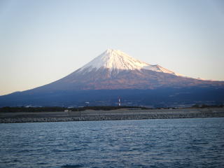 田子の浦沖からの富士山